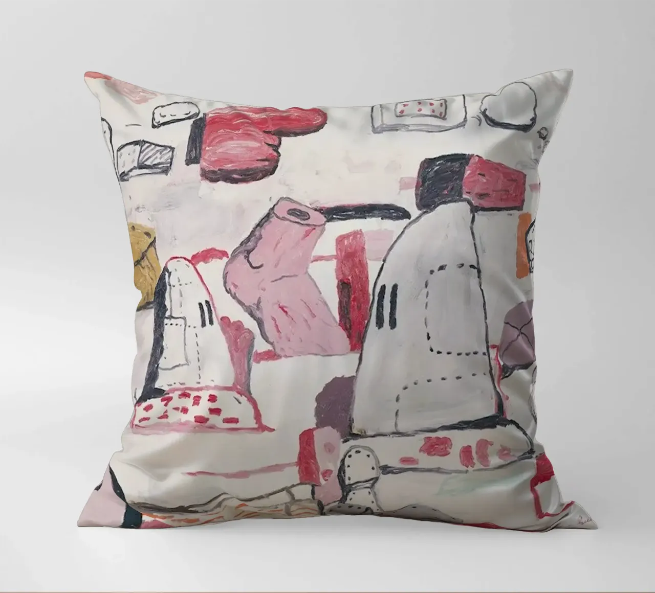 Philip Guston Terre piatte cuscino da Riley Art Studio