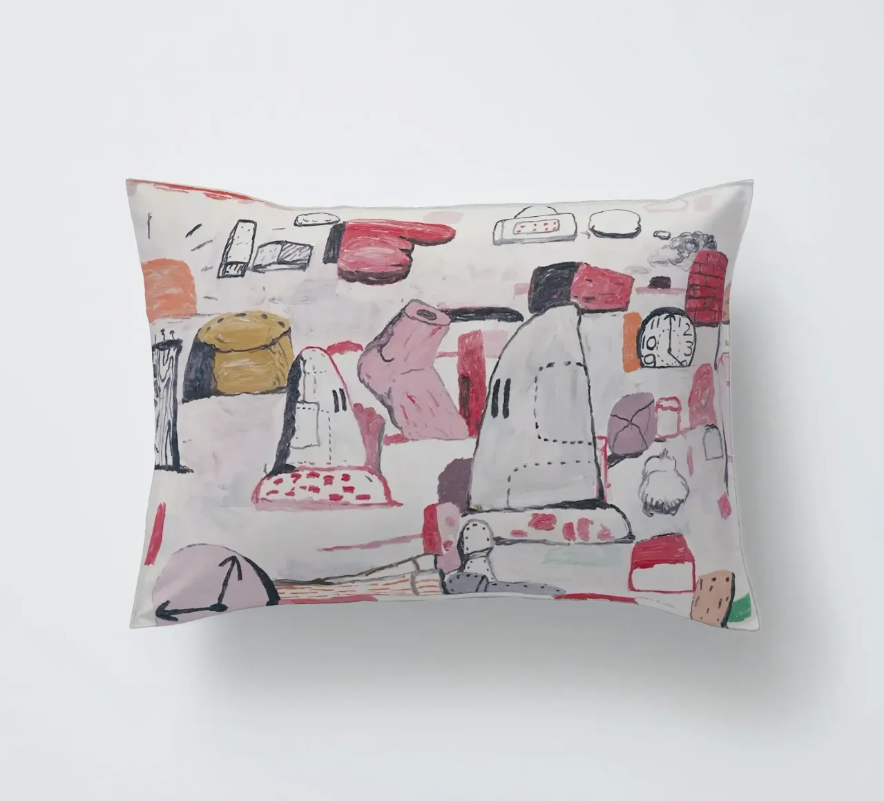 Philip Guston Terre piatte cuscino da Riley Art Studio