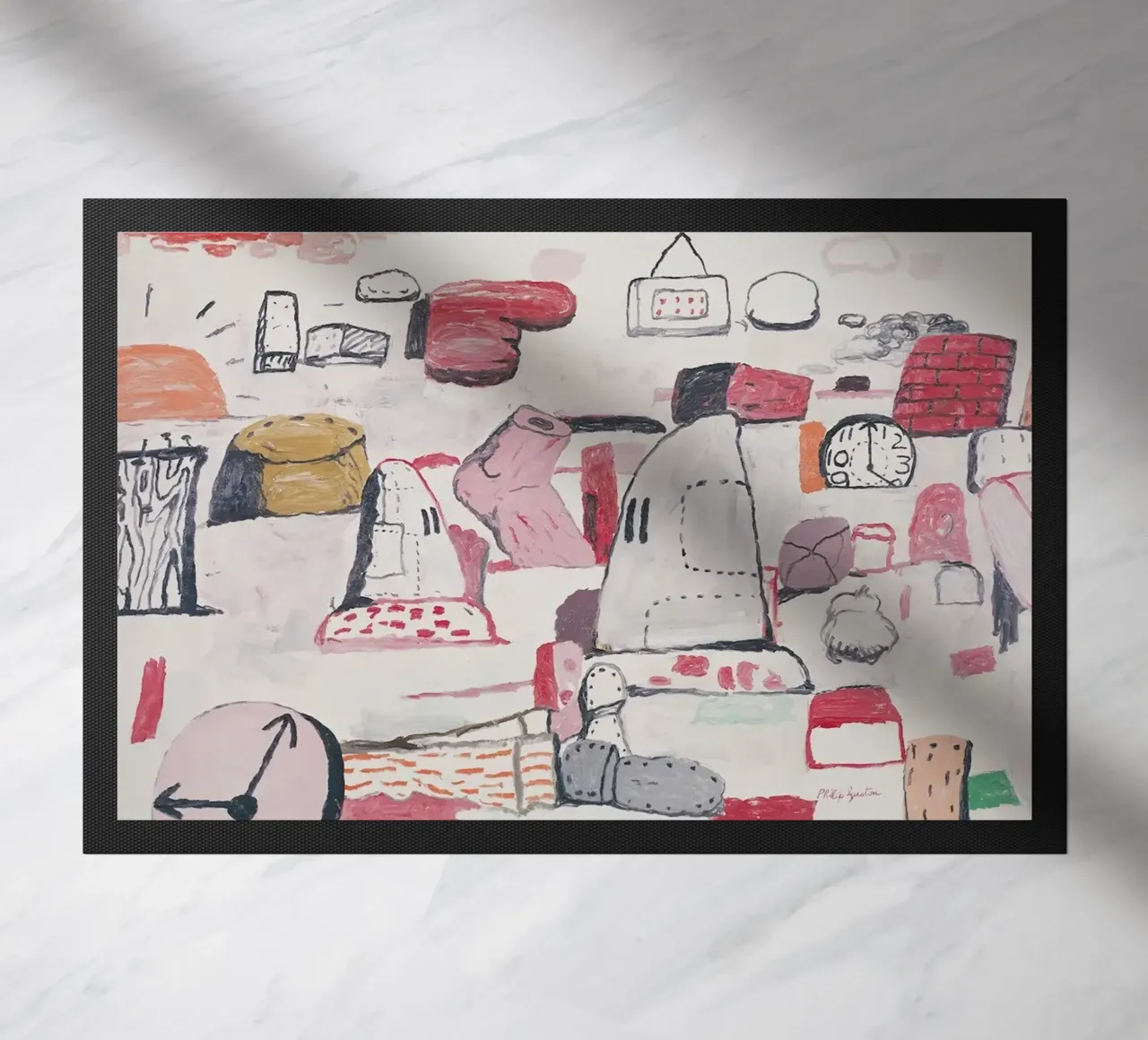 Philip Guston Terre piatte zerbino da Riley Art Studio