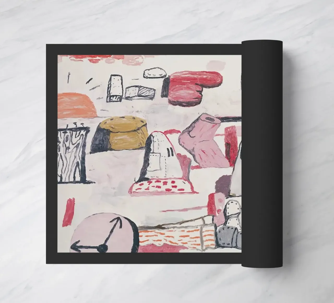 Philip Guston Terre piatte zerbino da Riley Art Studio