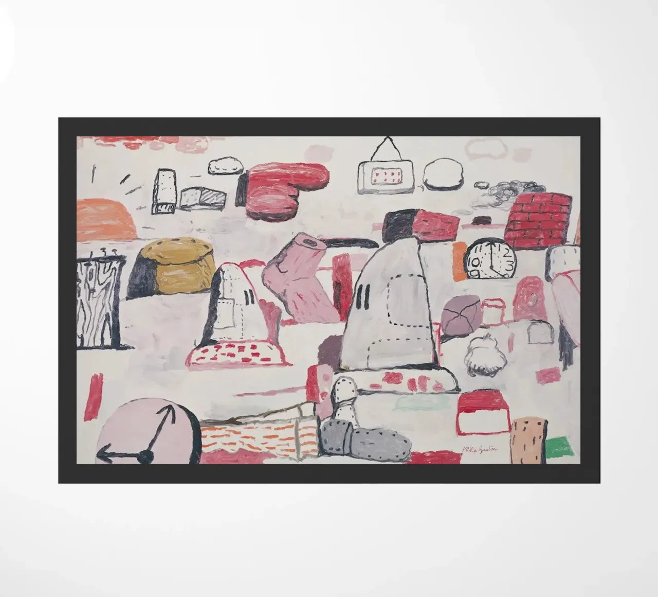 Philip Guston Terre piatte zerbino da Riley Art Studio