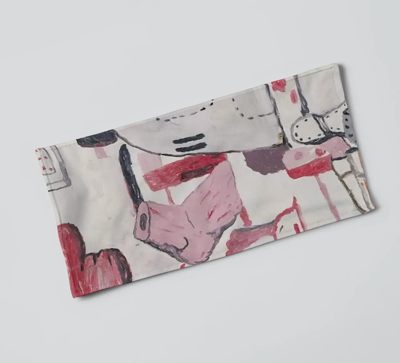Philip Guston Terre piatte asciugamano da bagno da Riley Art Studio