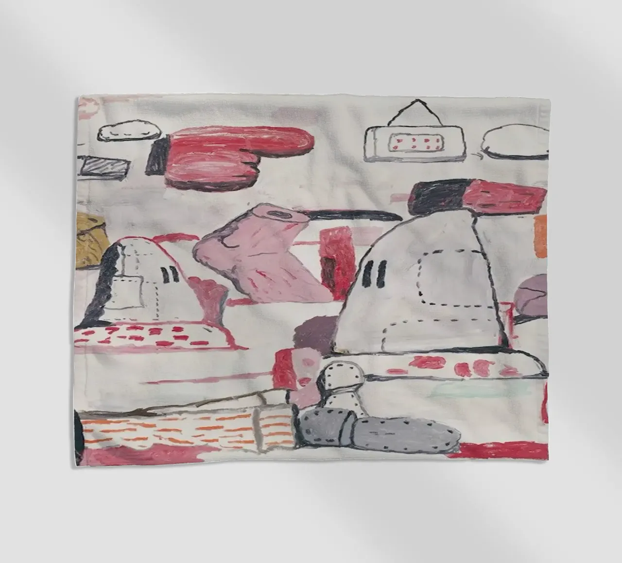 Philip Guston Terre piatte telo mare da Riley Art Studio