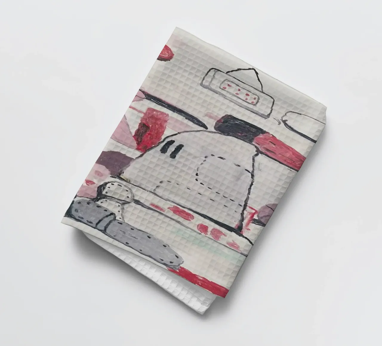 Philip Guston Terre piatte canovaccio da cucina da Riley Art Studio