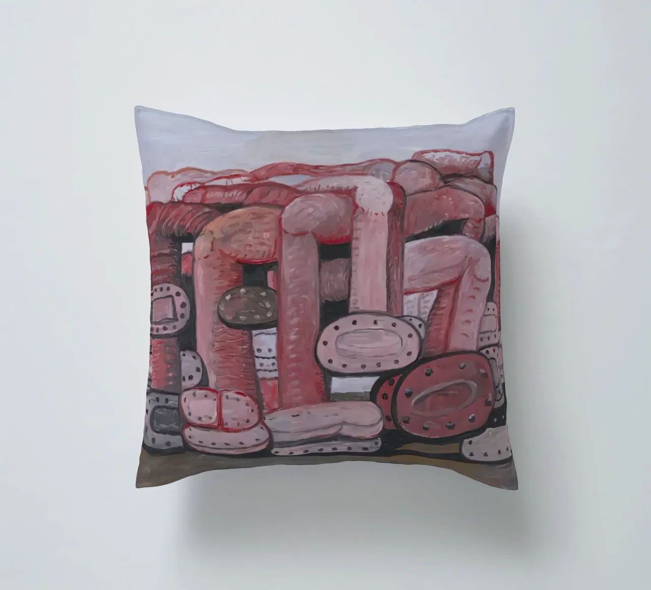 Monumento a Philip Guston cuscino da Riley Art Studio