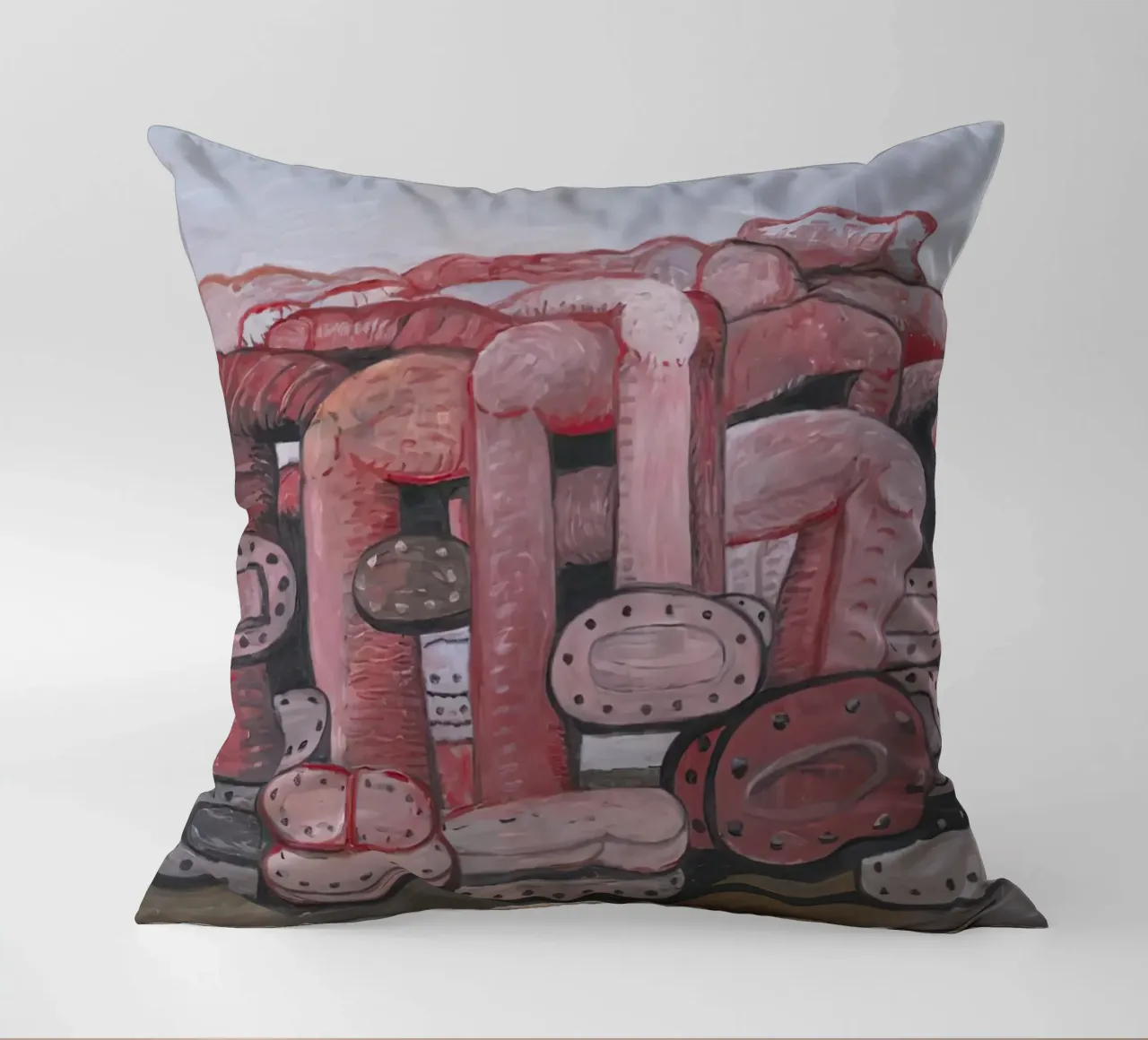 Monumento a Philip Guston cuscino da Riley Art Studio