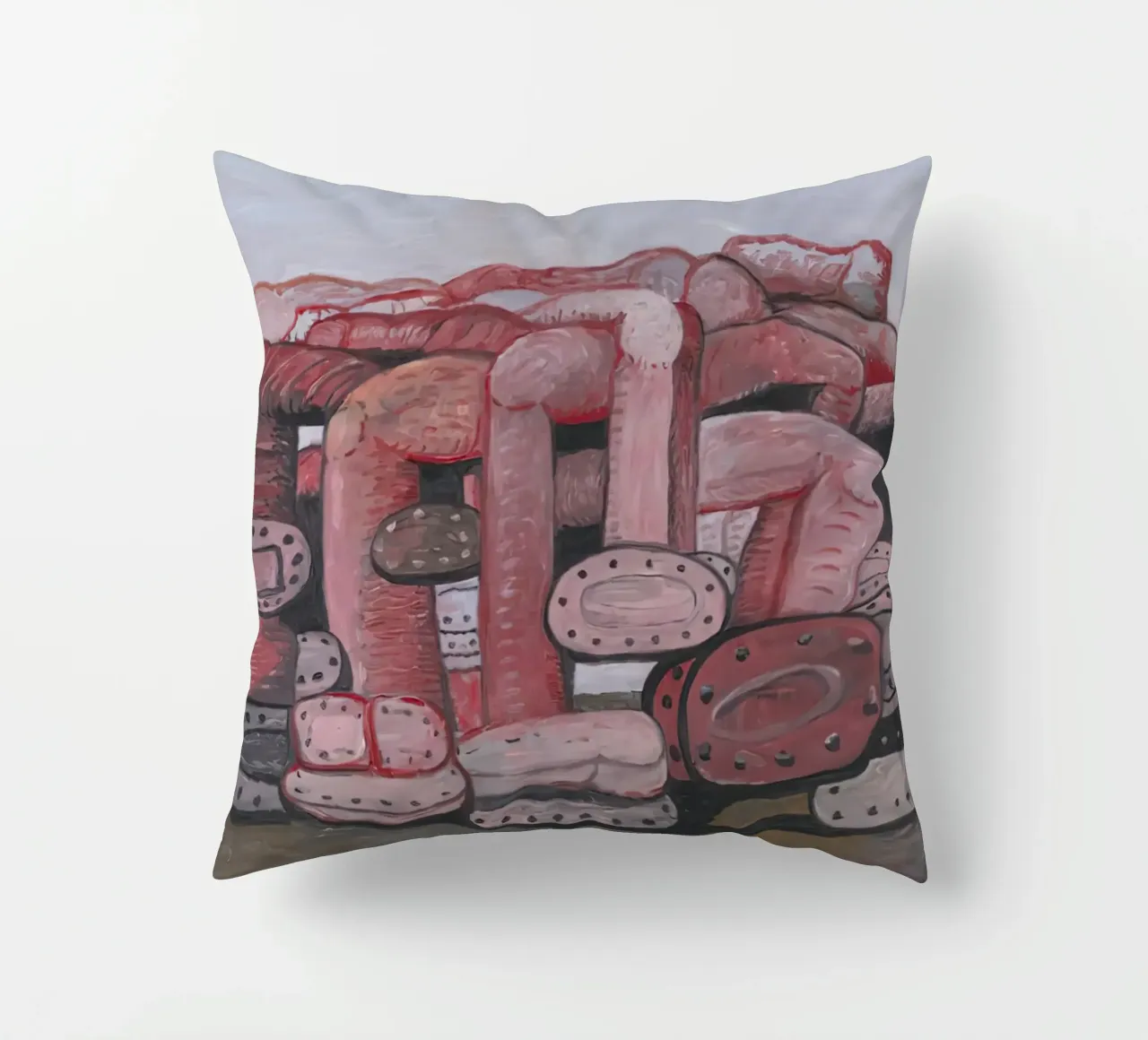 Monumento a Philip Guston cuscino da Riley Art Studio