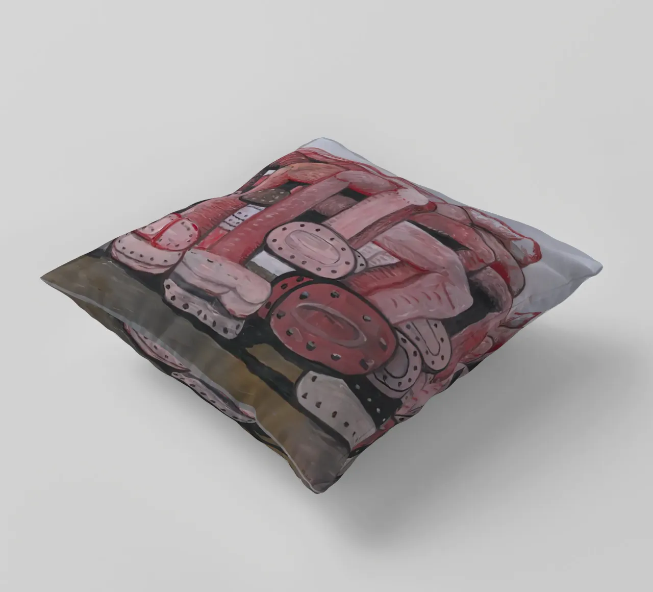 Monumento a Philip Guston cuscino da Riley Art Studio