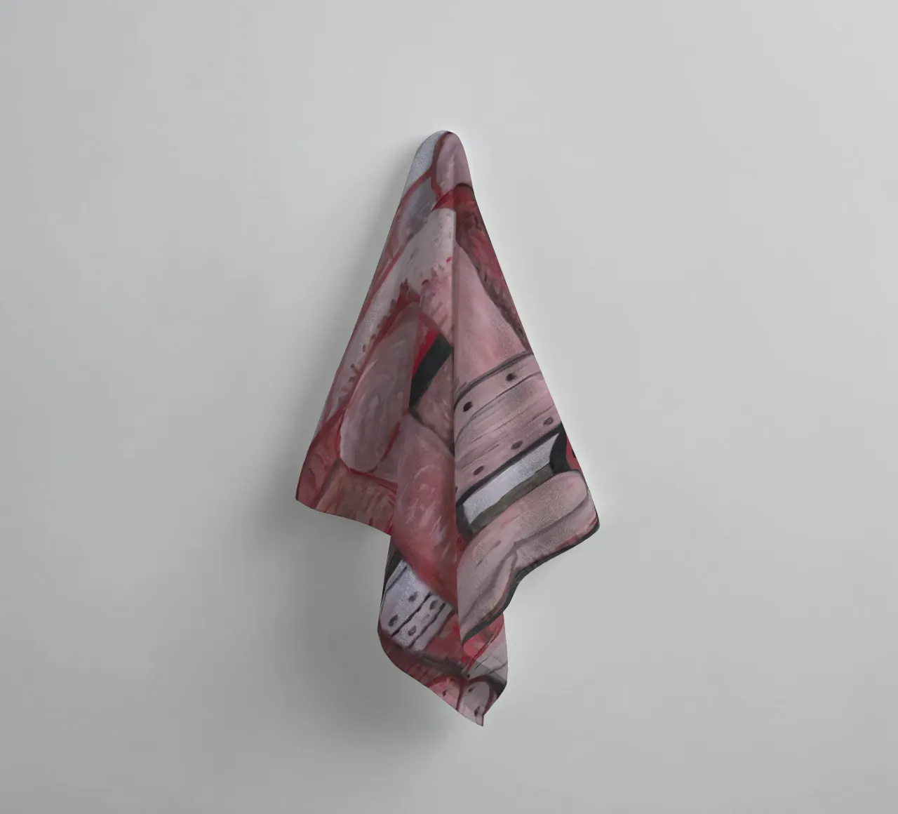 Monumento a Philip Guston asciugamano da bagno da Riley Art Studio