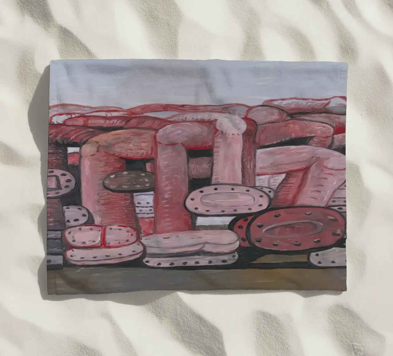 Monumento a Philip Guston telo mare da Riley Art Studio