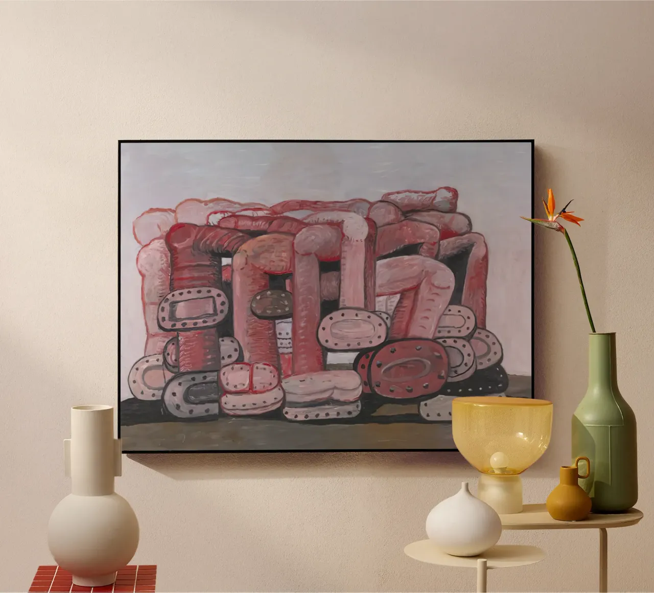 Monumento a Philip Guston plexiglass da Riley Art Studio