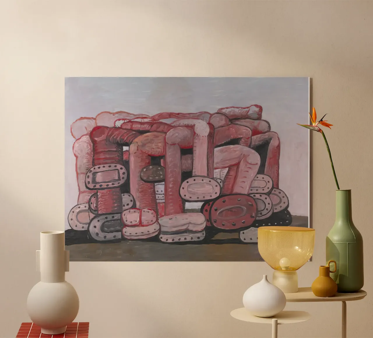 Monumento a Philip Guston plexiglass da Riley Art Studio