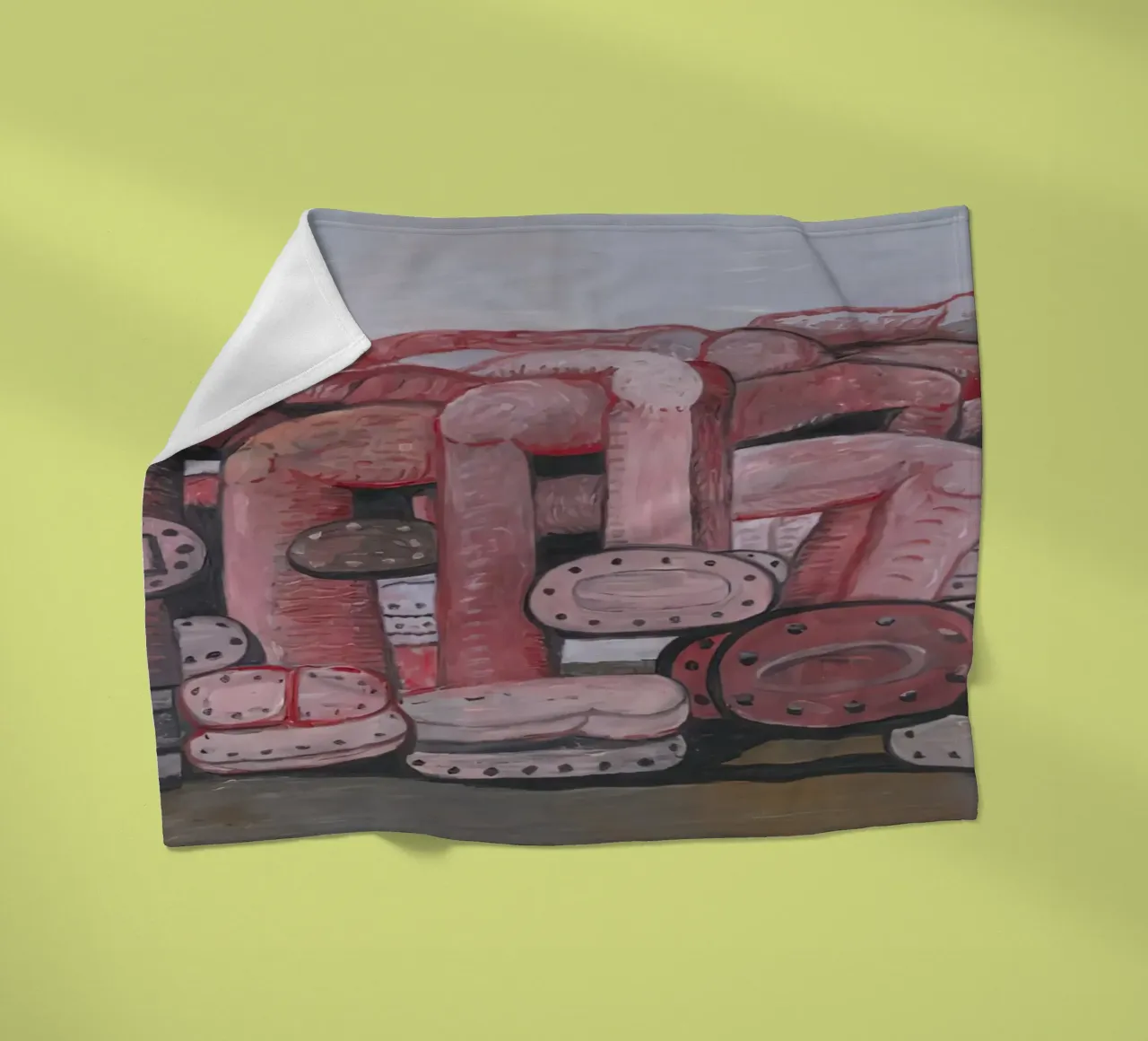 Monumento a Philip Guston coperta in pile da Riley Art Studio