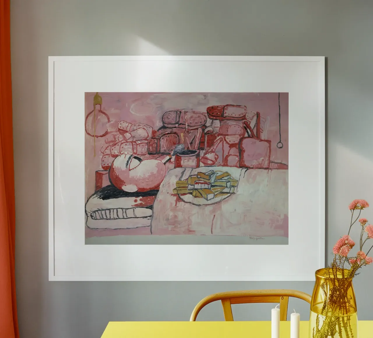 Philip Guston Pintar Fumar Comer hahnemühle de Riley Art Studio