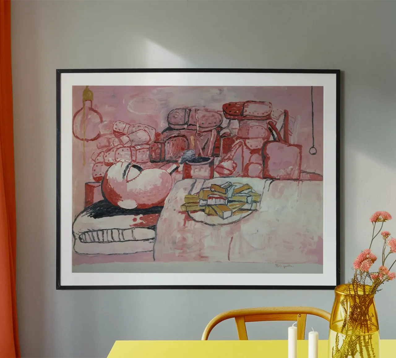 Philip Guston Pintar Fumar Comer hahnemühle de Riley Art Studio