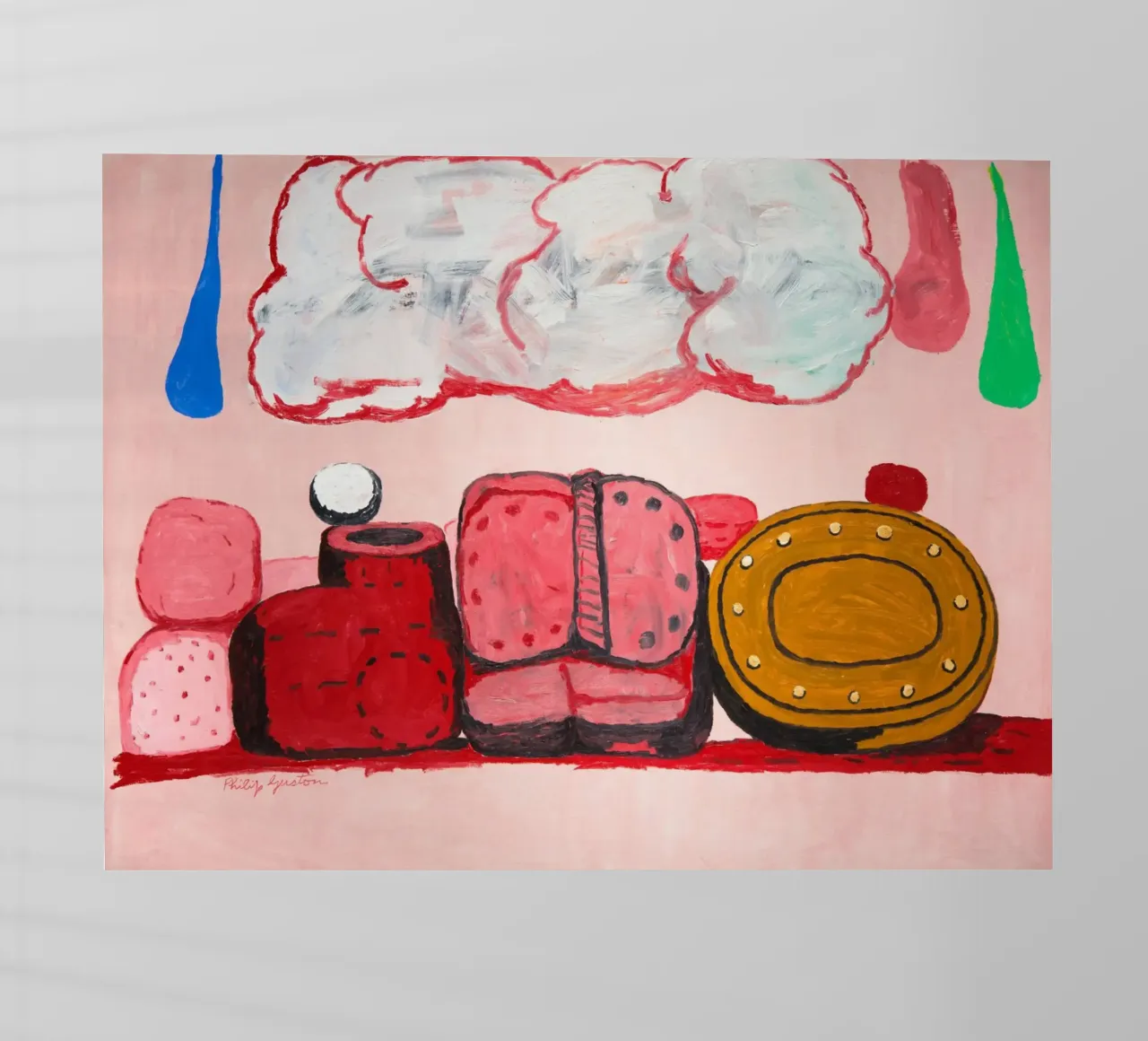 Philip Guston Nuvola di pioggia pellicola backlit da Riley Art Studio