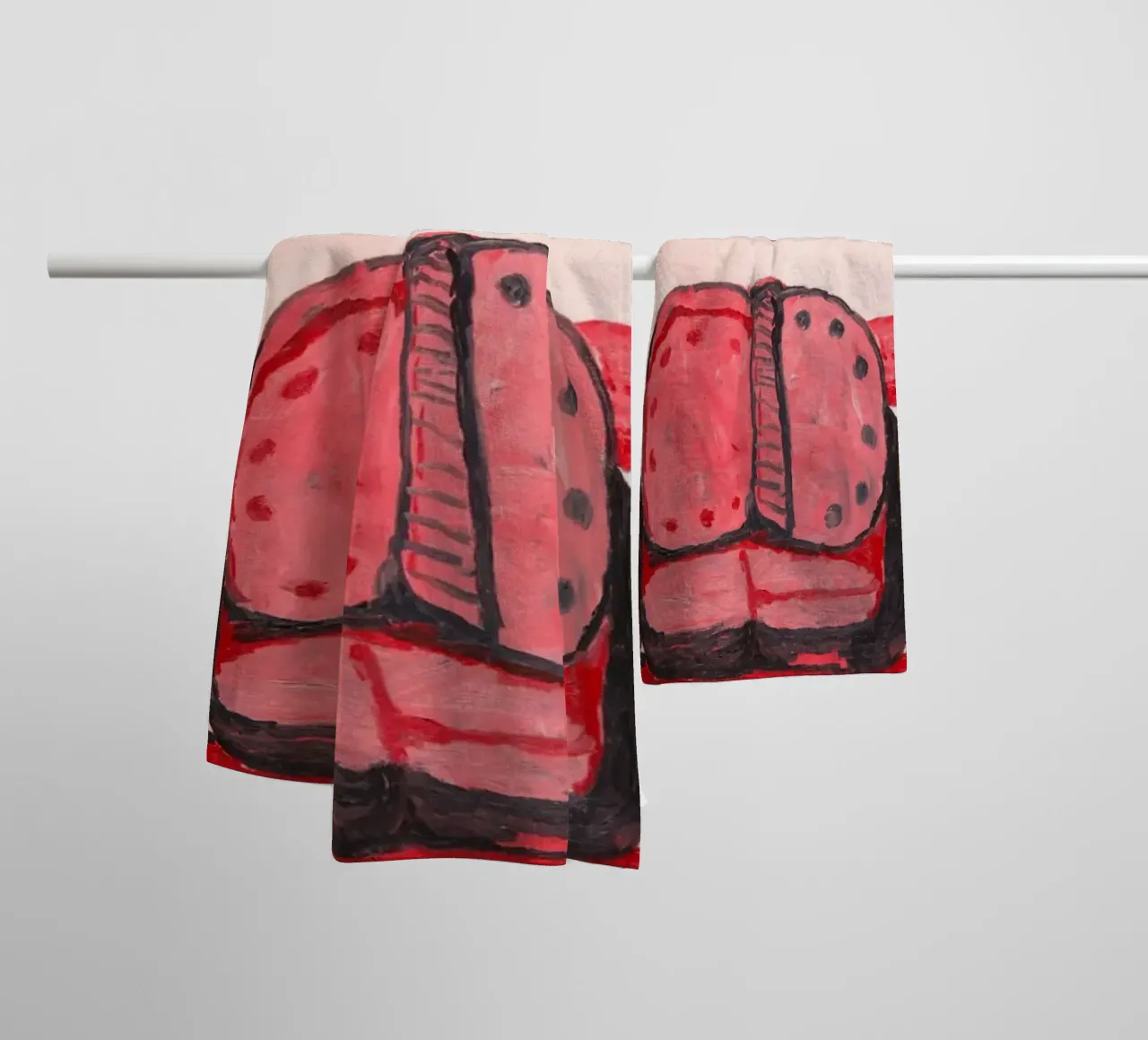 Philip Guston Nuvola di pioggia asciugamano da bagno da Riley Art Studio