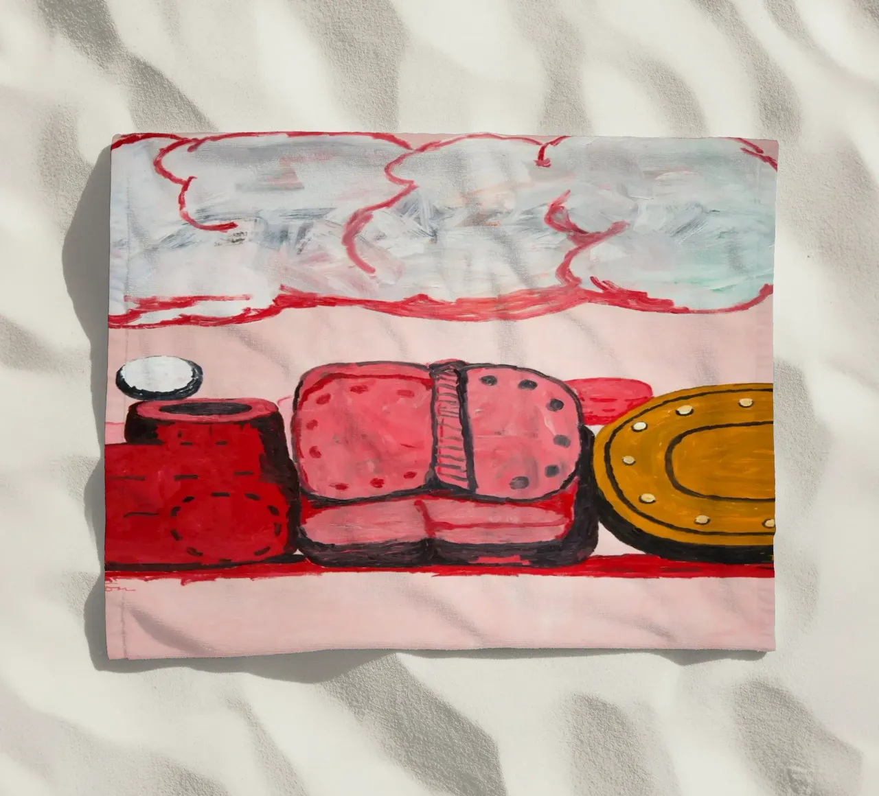 Philip Guston Nuvola di pioggia telo mare da Riley Art Studio