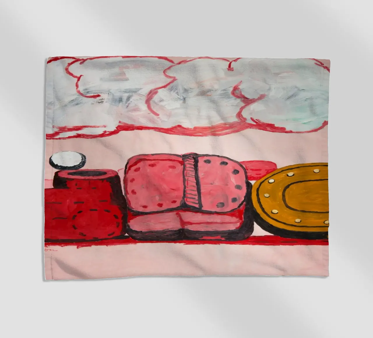 Philip Guston Nuvola di pioggia telo mare da Riley Art Studio