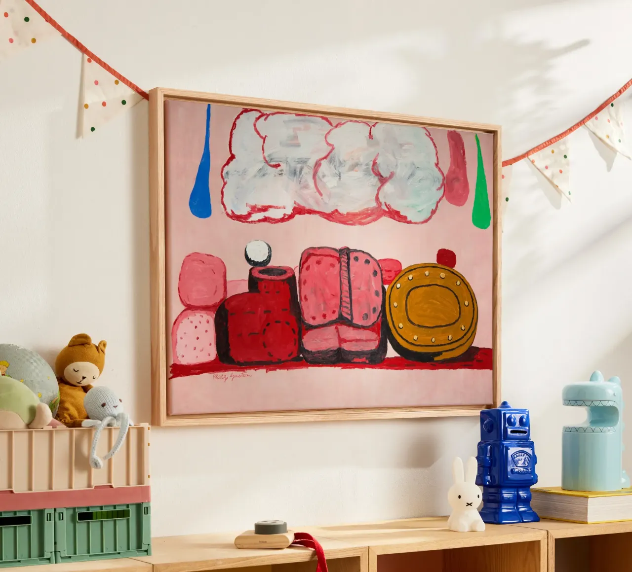 Philip Guston Nuvola di pioggia plexiglass da Riley Art Studio