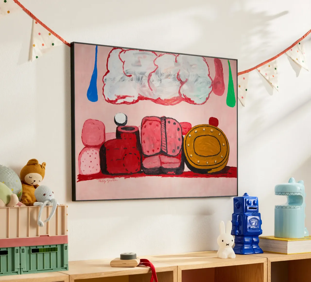 Philip Guston Nuvola di pioggia alluminio dibond da Riley Art Studio