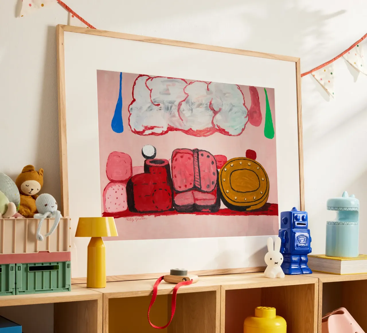 Philip Guston Nuvola di pioggia carta hahnemühle da Riley Art Studio