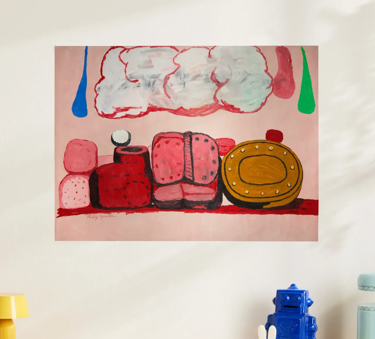 Philip Guston Nuvola di pioggia carta hahnemühle da Riley Art Studio