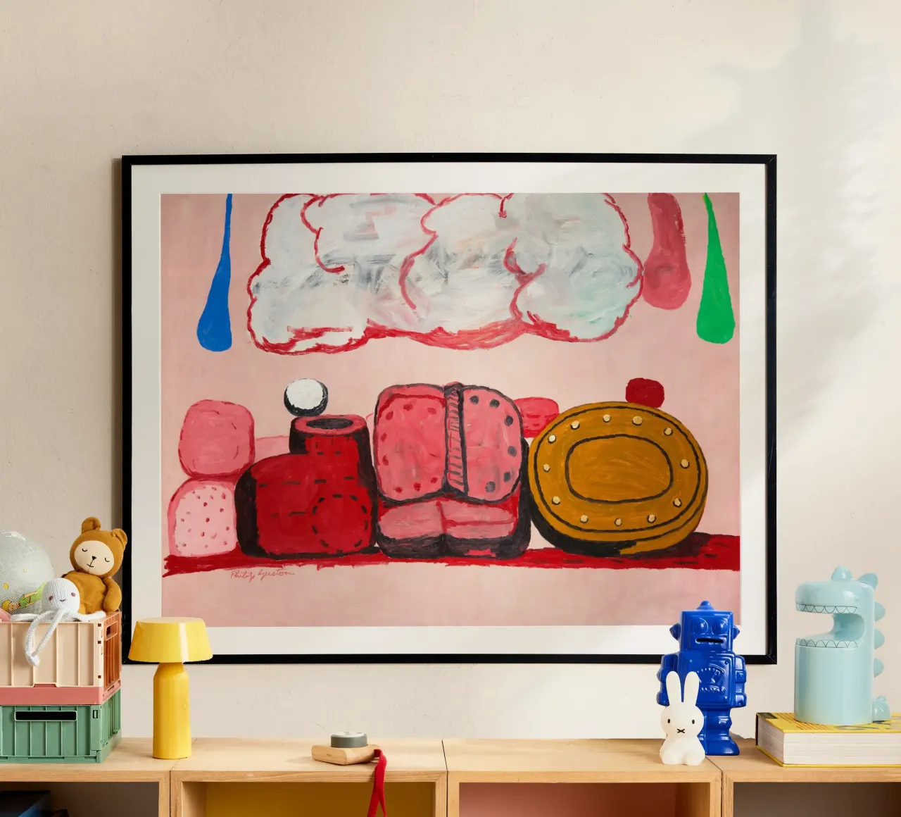 Philip Guston Nuvola di pioggia carta hahnemühle da Riley Art Studio