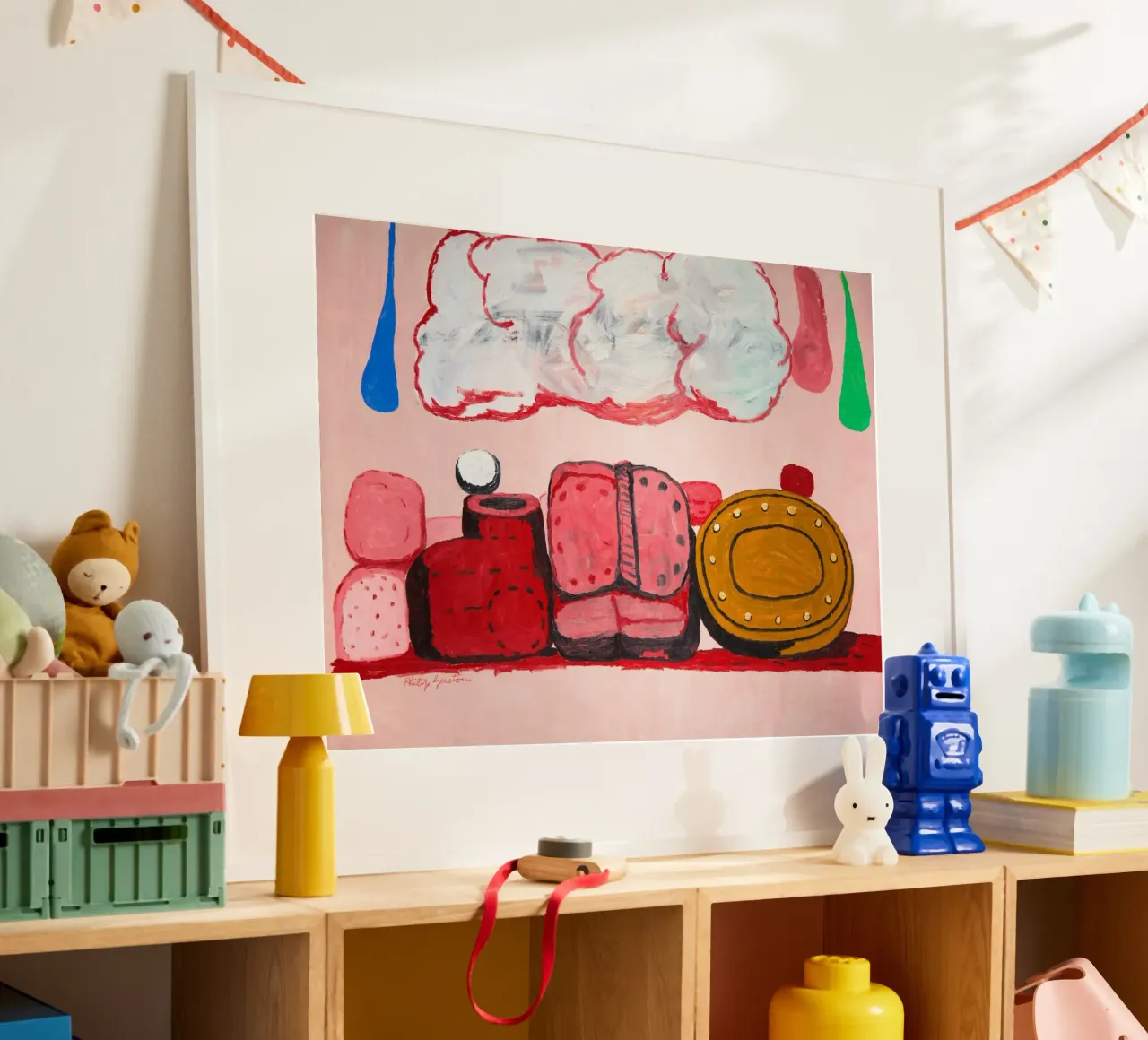 Philip Guston Nuvola di pioggia carta hahnemühle da Riley Art Studio