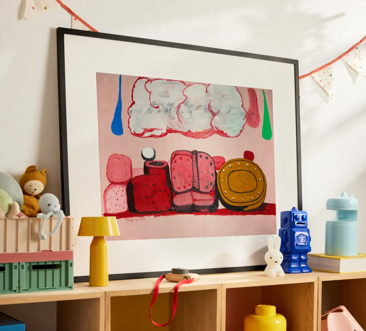 Philip Guston Nuvola di pioggia carta hahnemühle da Riley Art Studio