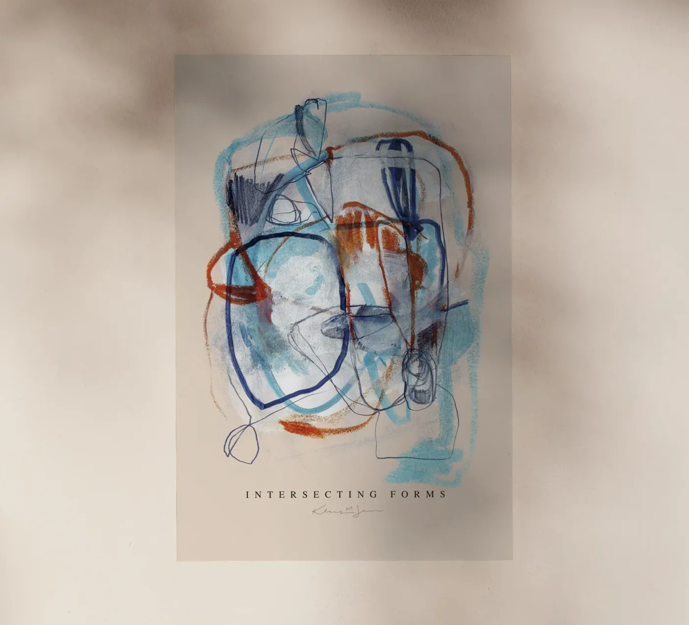 Intersecting Forms Backlit Folie von Klaus with K