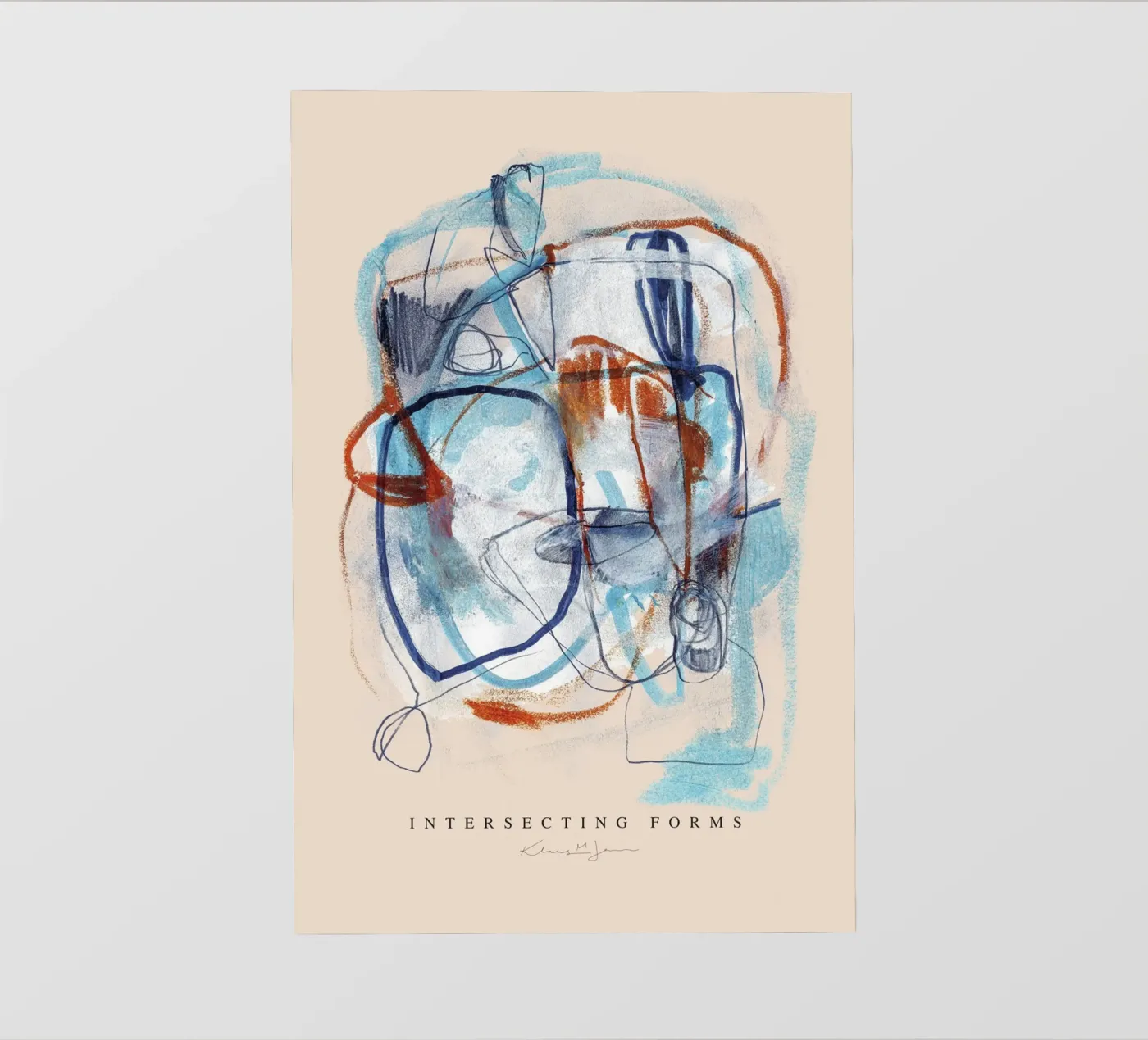 Intersecting Forms Backlit Folie von Klaus with K