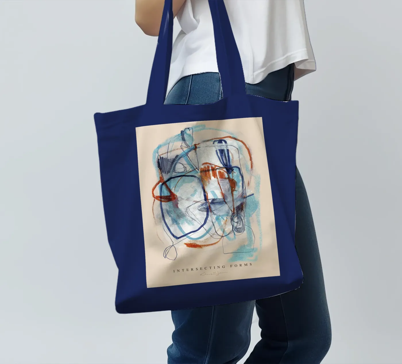 Intersecting Forms tote bag by Klaus with K