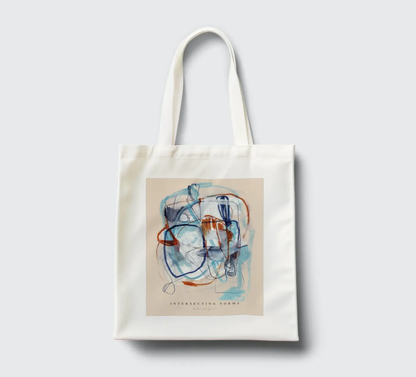 Intersecting Forms Jutebeutel von Klaus with K