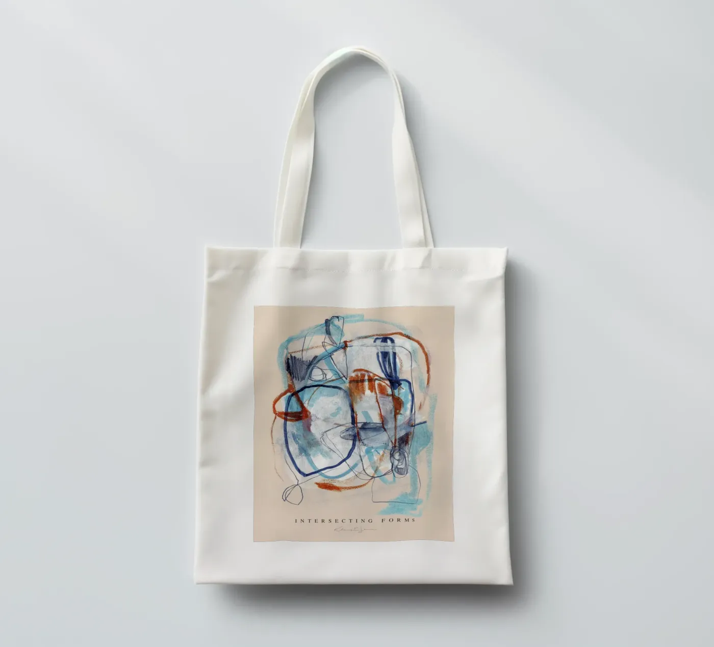 Intersecting Forms Jutebeutel von Klaus with K