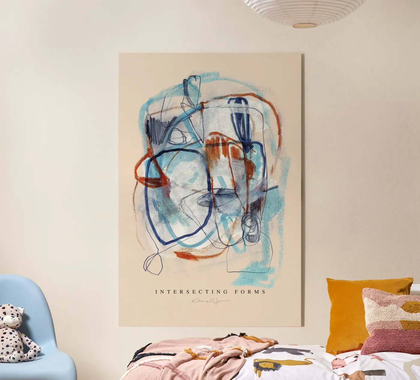 Intersecting Forms plexiglas de Klaus with K