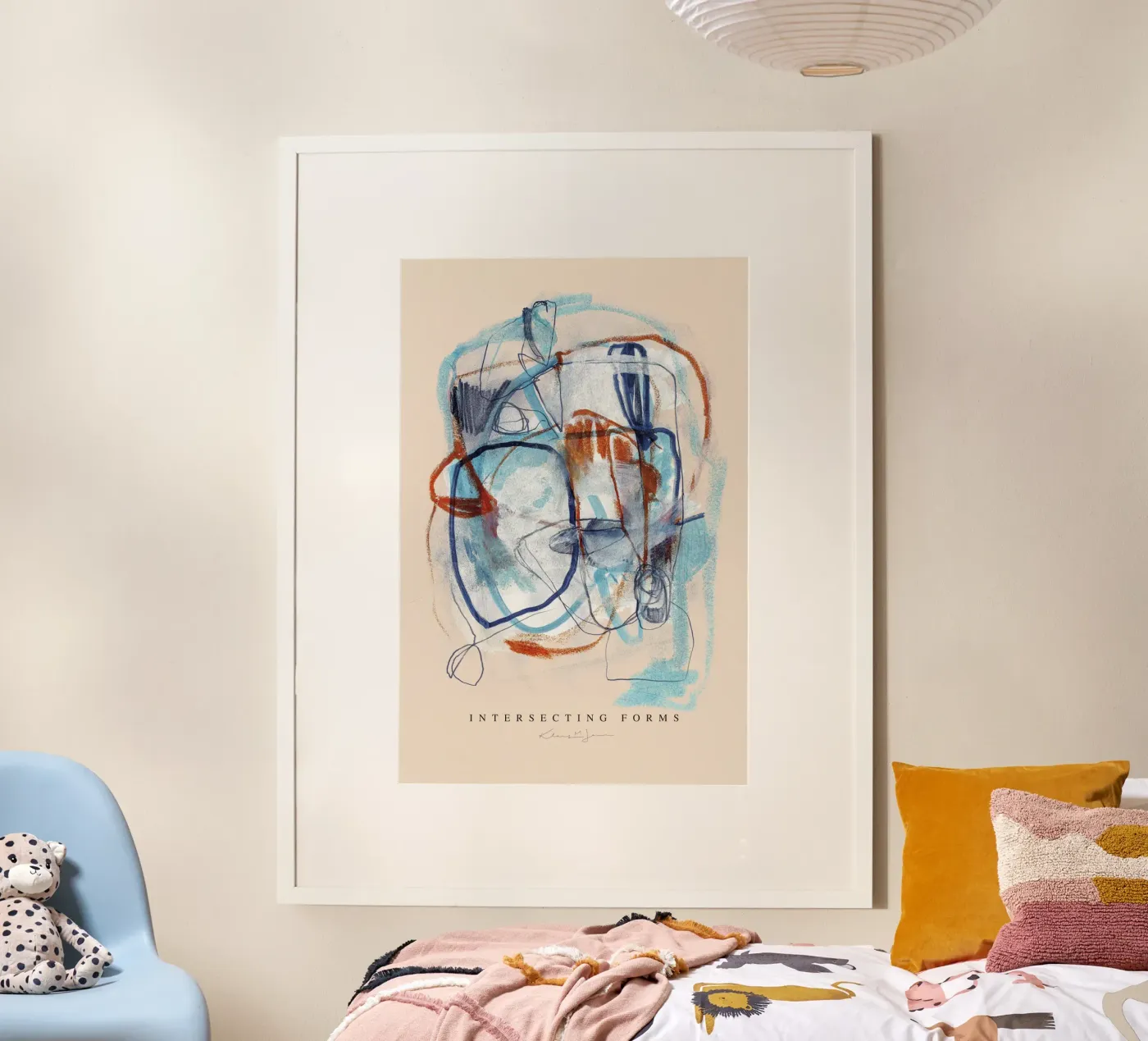 Intersecting Forms poster de Klaus with K