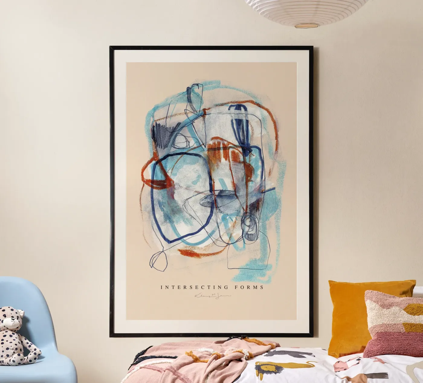 Intersecting Forms hahnemühle by Klaus with K