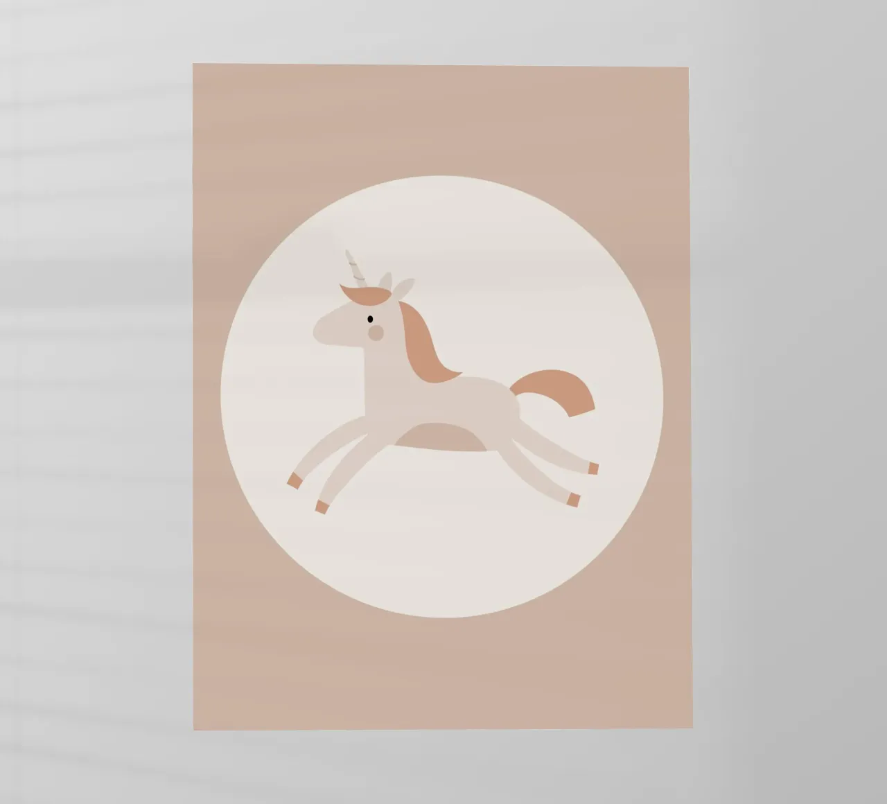 Piccoli sognatori - Beige pellicola backlit da Little Moon & Co