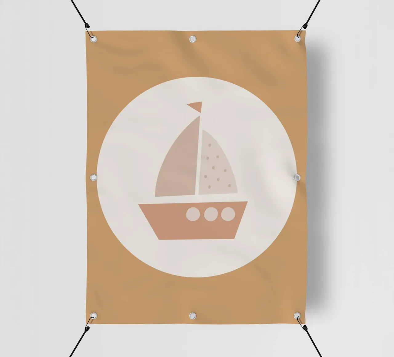 Piccoli sognatori - Giallo telo in pvc da Little Moon & Co