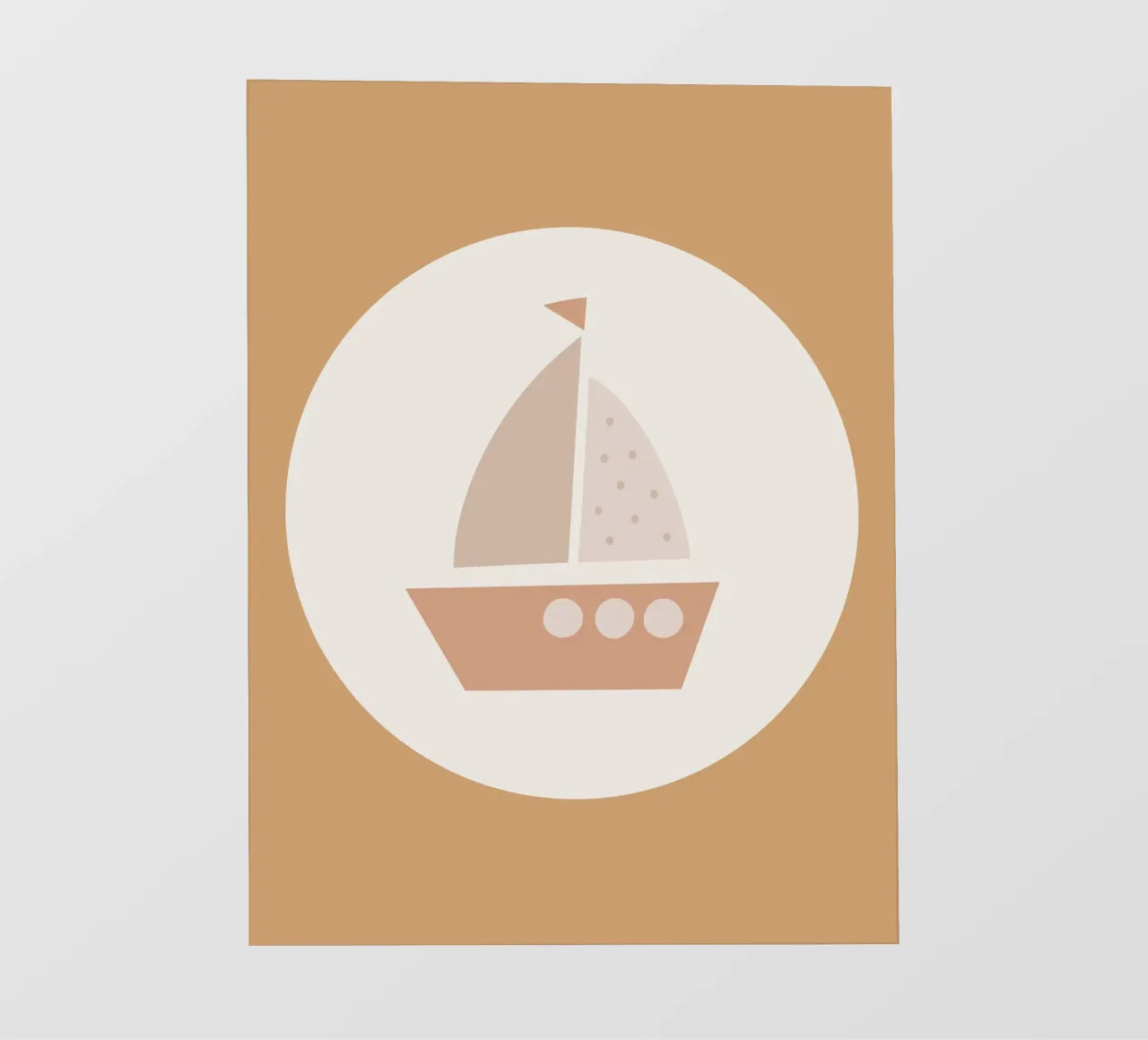 Piccoli sognatori - Giallo telo in pvc da Little Moon & Co