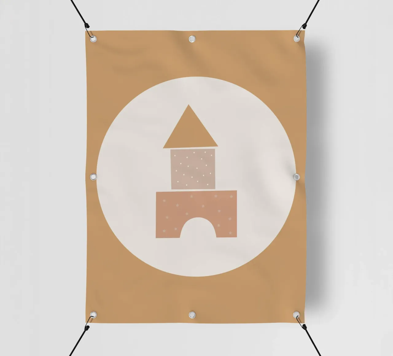 Piccoli sognatori - Giallo telo in pvc da Little Moon & Co