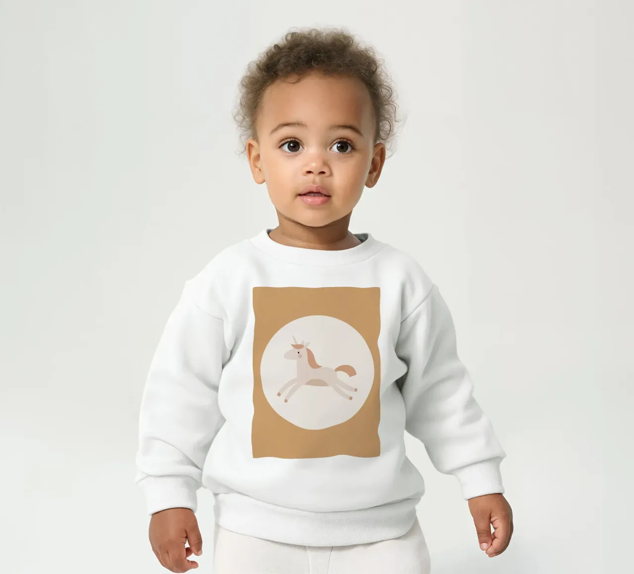 Piccoli sognatori - Giallo felpa neonato da Little Moon & Co
