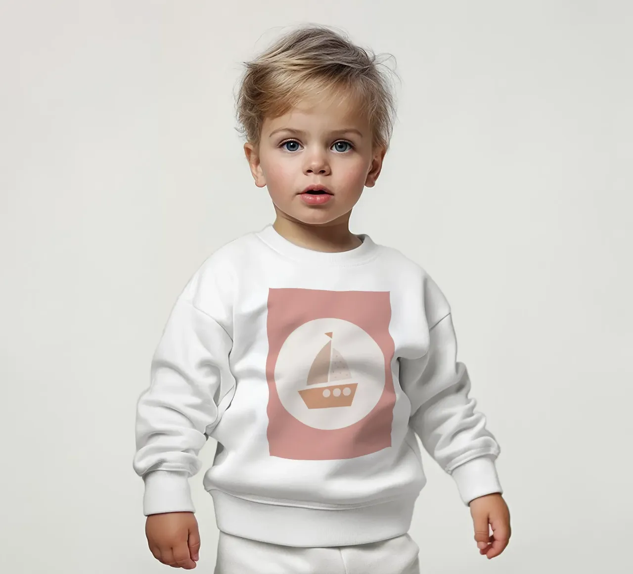 Piccoli sognatori - Rosa felpa neonato da Little Moon & Co