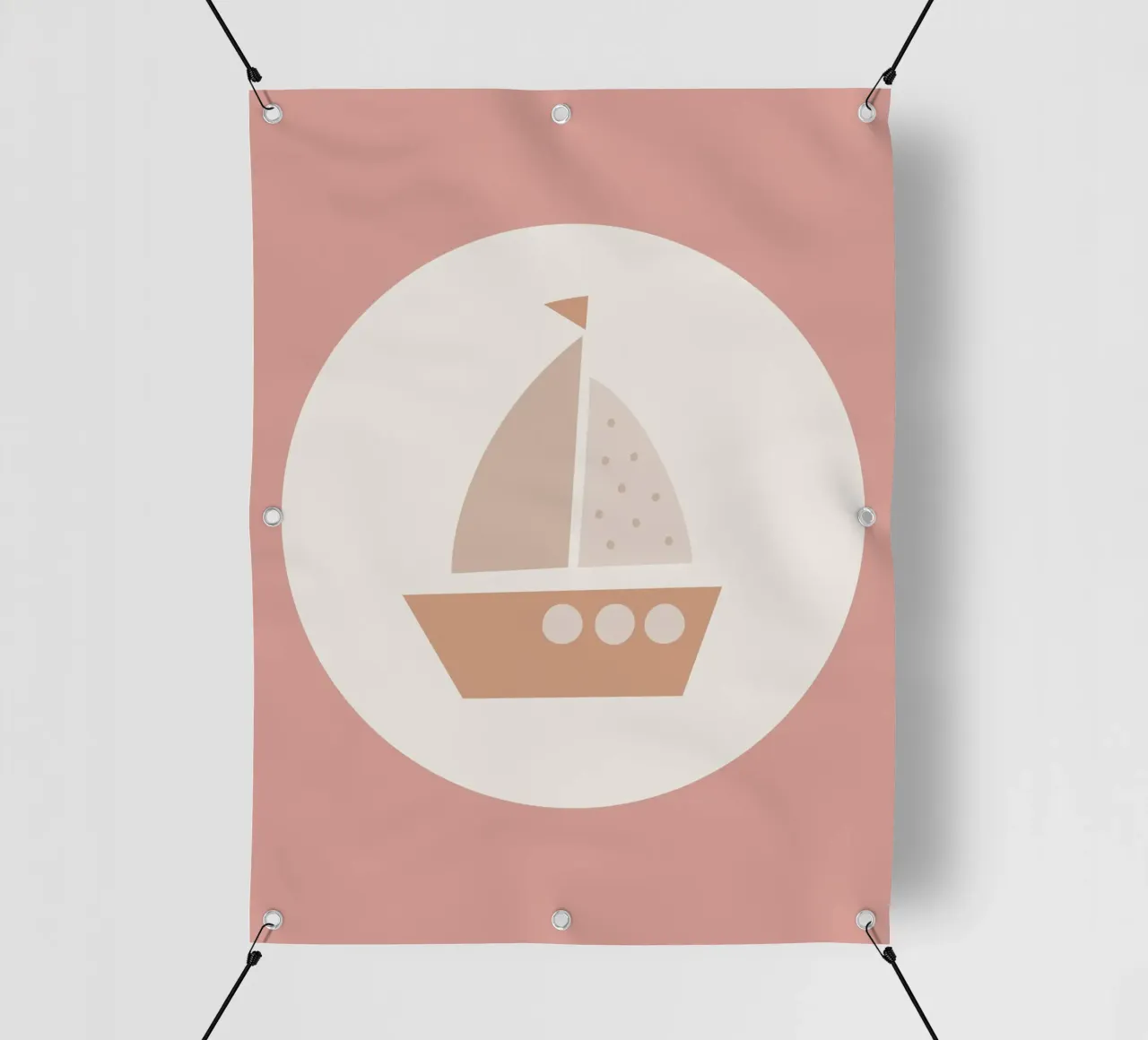 Piccoli sognatori - Rosa telo in pvc da Little Moon & Co