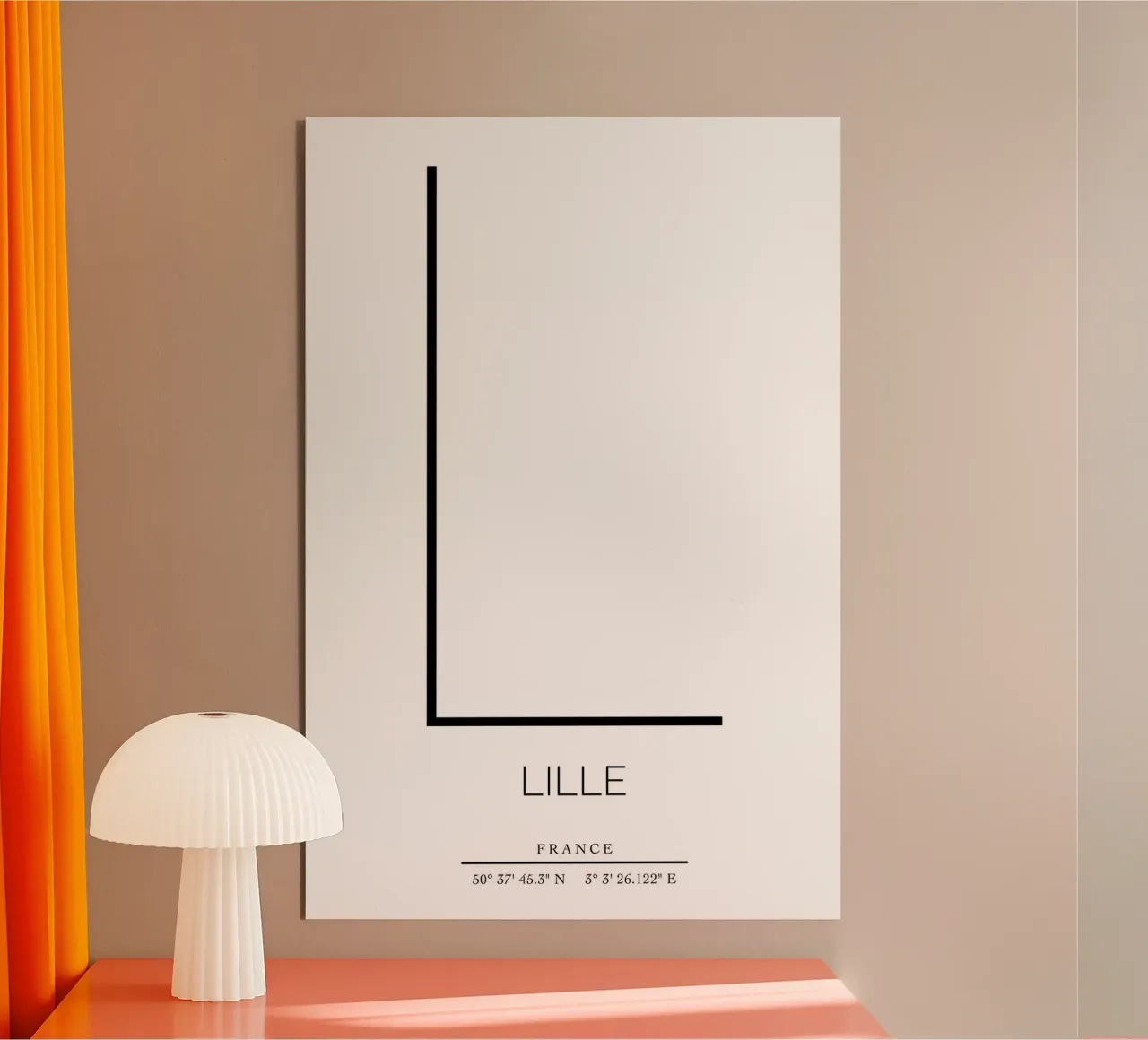 LILLE - blanc alluminio dibond da CityLights