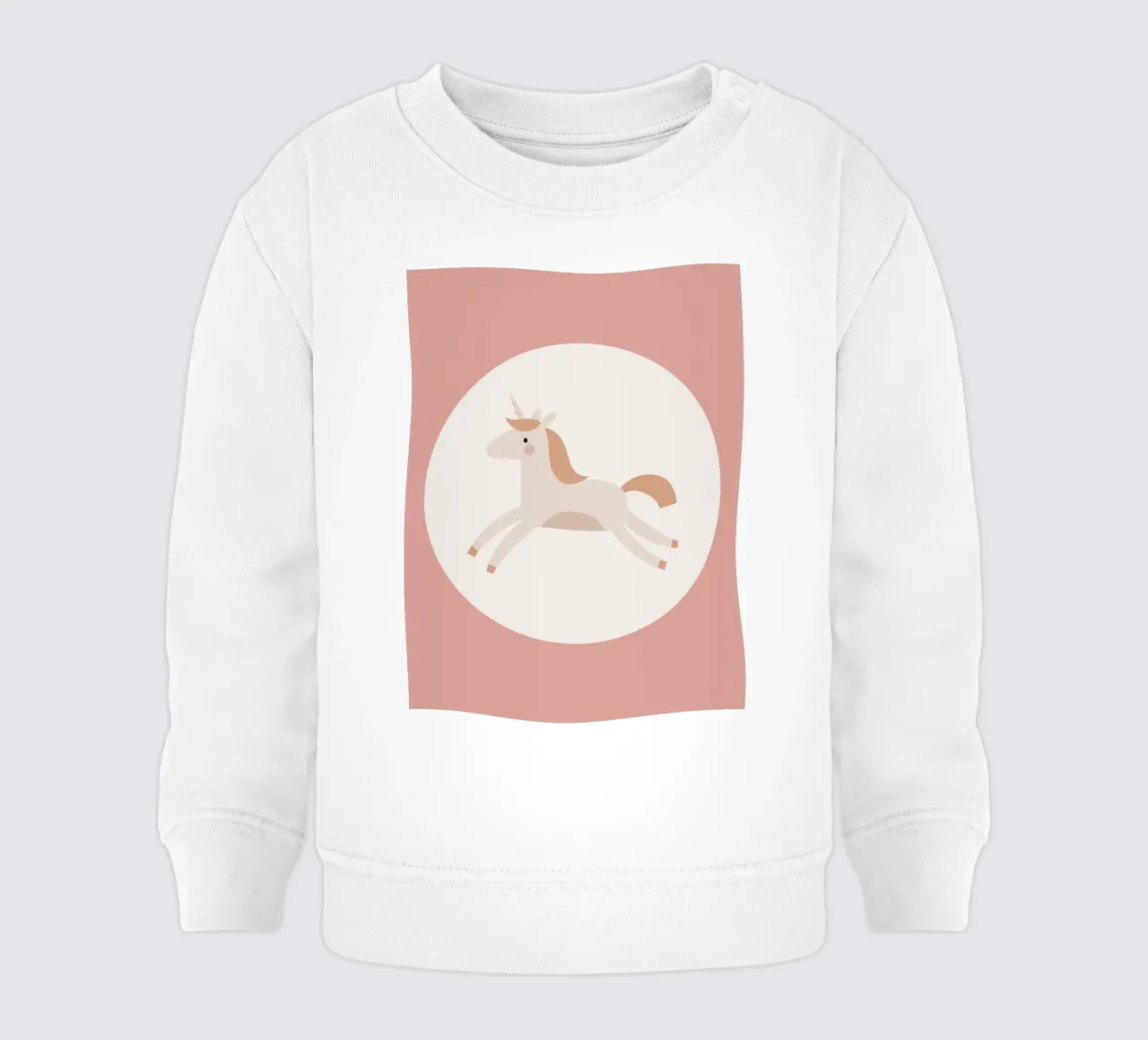Piccoli sognatori - Rosa felpa neonato da Little Moon & Co