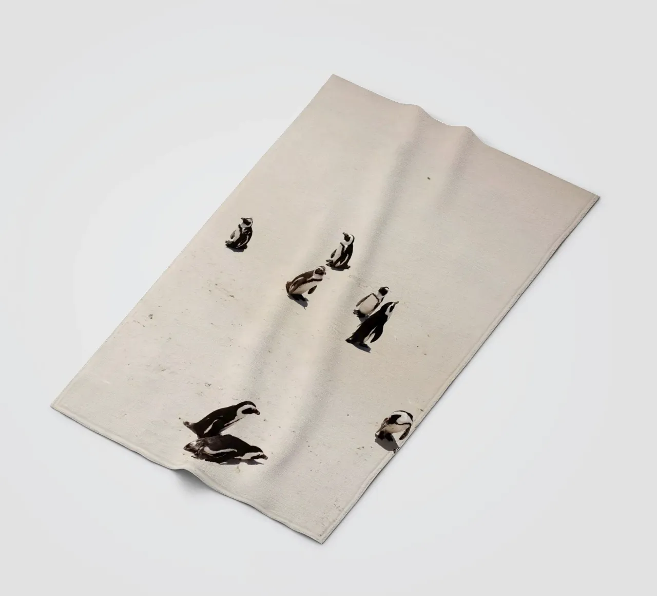 Pinguïns in Zuid-Afrika (Kaapstad) fleecedeken van Simon Koy