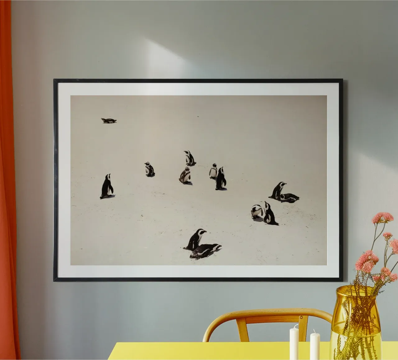 Pinguïns in Zuid-Afrika (Kaapstad) hahnemühle van Simon Koy