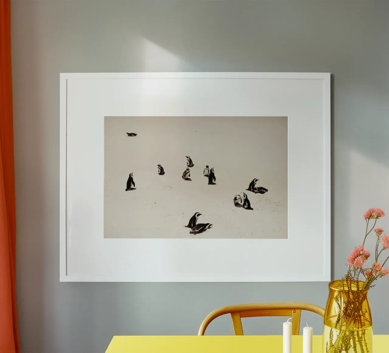 Pinguïns in Zuid-Afrika (Kaapstad) hahnemühle van Simon Koy